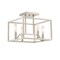 Designers Fountain 12in Uptown 4-Light Satin Platinum Ceiling Light Semi Flush Mount 88411-SP - alternate 1
